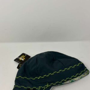 Giorgino- Gorra con costuras azul oscuro y lima.