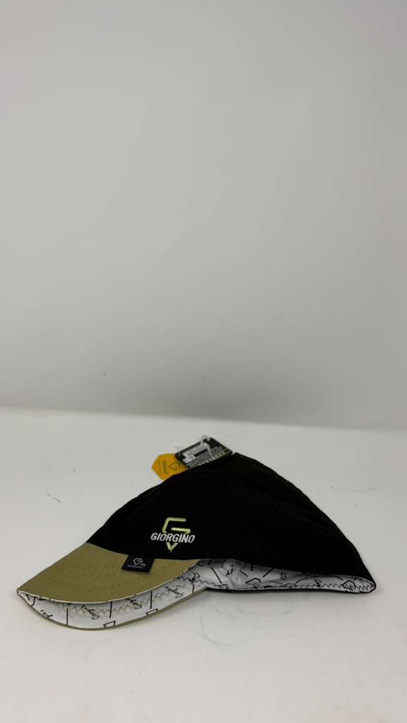 Giorgino- Gorra exuberante negra y caqui (khaki)