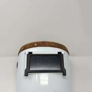Outlaw Leather Slimline Pro X blanco - parte superior de trenzado de canasta (basketweave) marrón claro, 1.10 libras