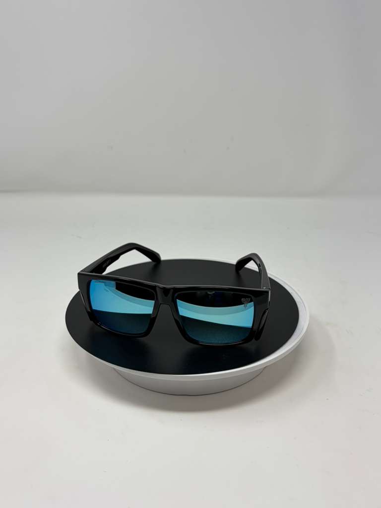 Elite Delta (Variante de Montura Negra y Lentes Azul Espejado)