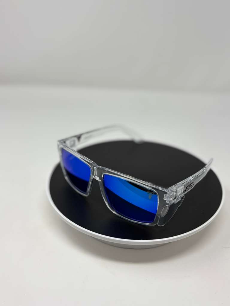 Elite Delta (Variante de Montura Transparente y Lentes Azul Espejado) - Image 4