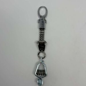 Clip de Plata Clásico para Guantes con Careta de Soldar.