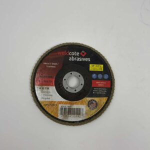 Disco de Láminas de Circonio Weldcote Abrasives Z-SOLID (UPC: 10512 / Grano 60)