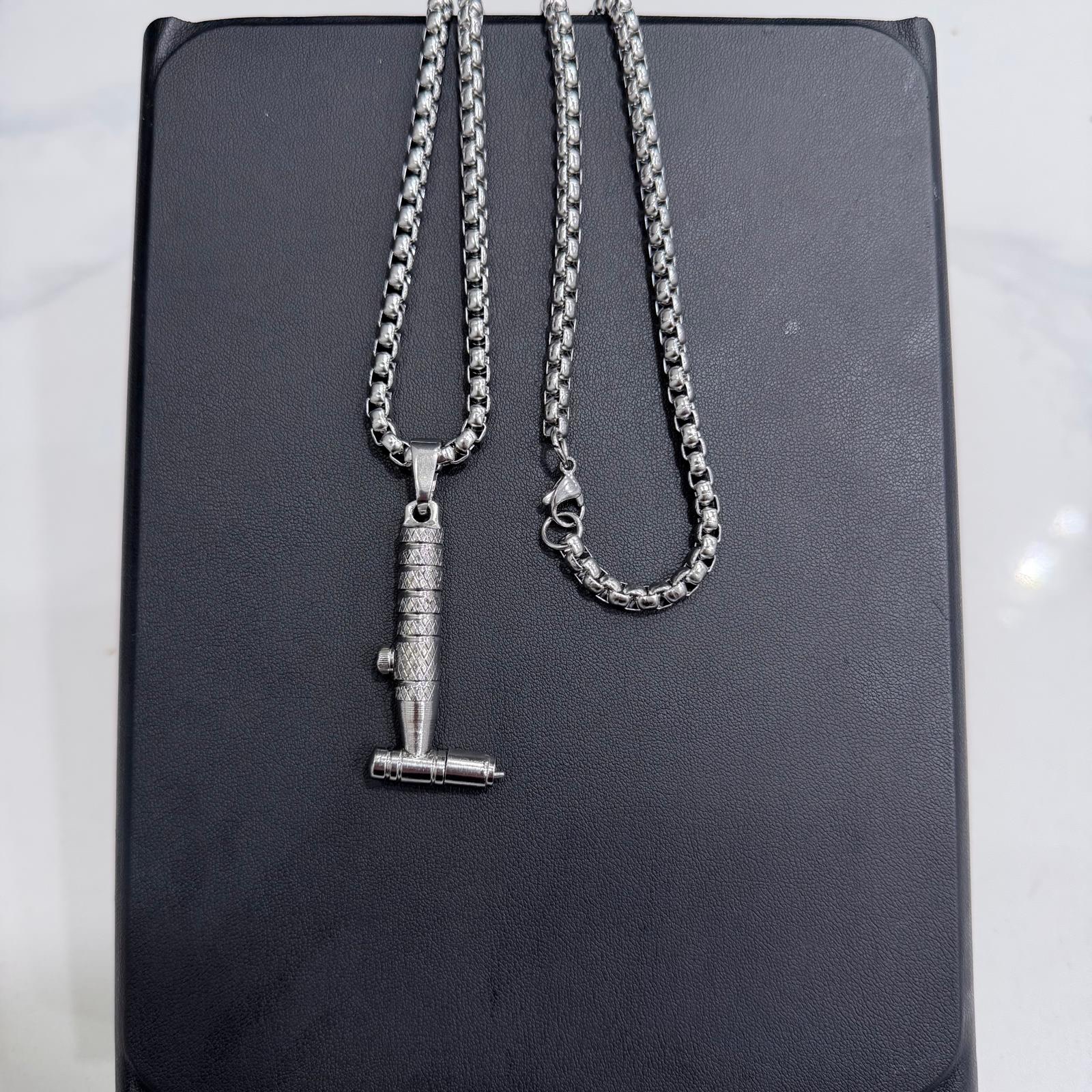 Tig Torch Pendant Necklace 60cm*5mm