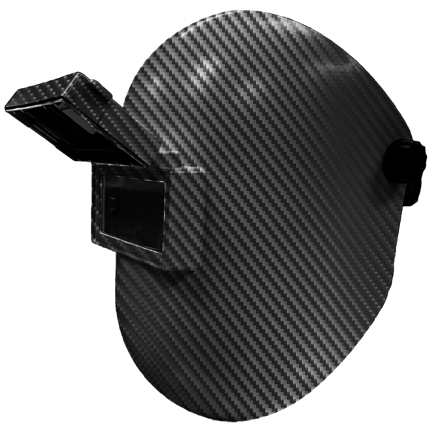 Armour Guard Sugar Coop Carbon Fiber Pattern Fiberglass Pipeliner Welding Helmet with Flip Front